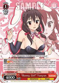 "Bunny Girl" Yunyun (KS/W75-E034) card