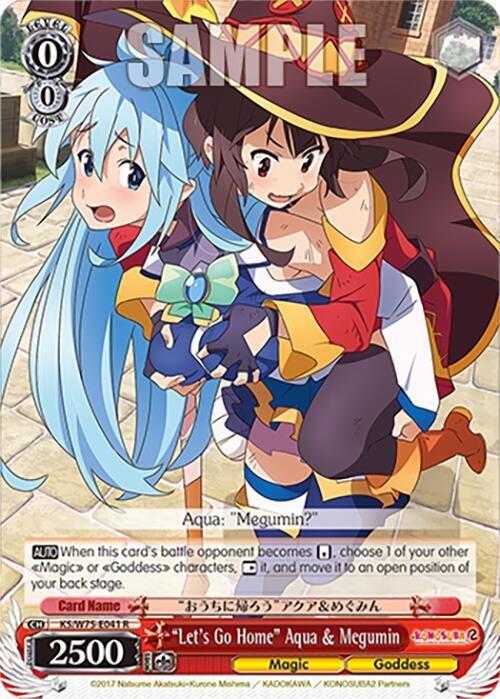 "Let's Go Home" Aqua & Megumin