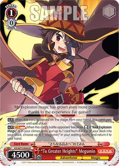 "To Greater Heights" Megumin