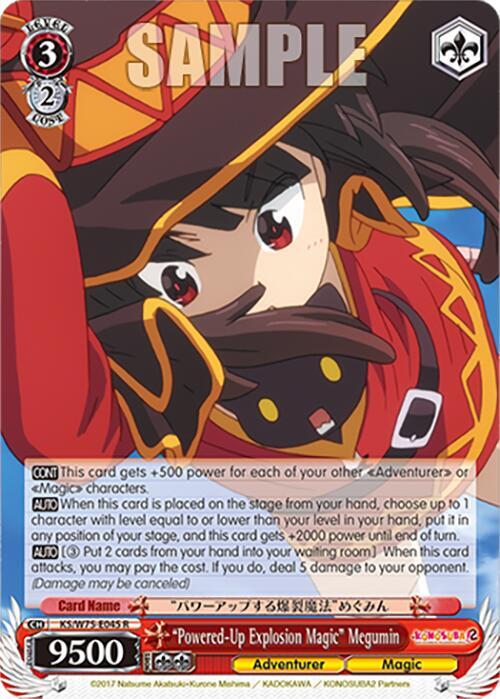 "Powered-Up Explosion Magic" Megumin