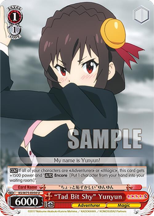 "Tad Bit Shy" Yunyun