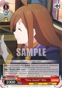 "Nice Assist" Wiz (KS/W75-E061) card