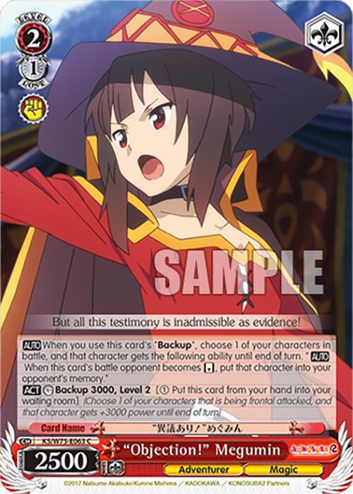"Objection!" Megumin