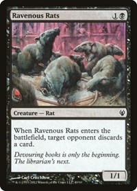 Ravenous Rats - Duel Decks: Izzet vs. Golgari - Magic: The Gathering card