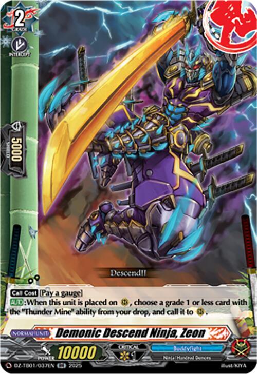 Demonic Descend Ninja, Zeon