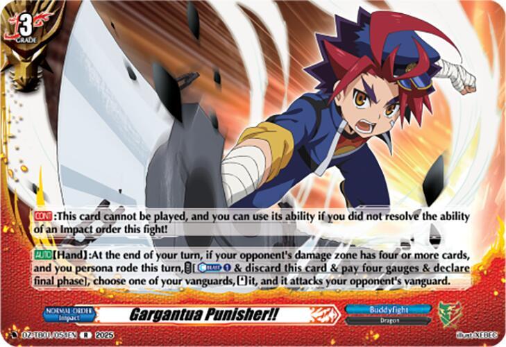 Gargantua Punisher!! - DZ-TB01: Future Card Buddyfight - Cardfight