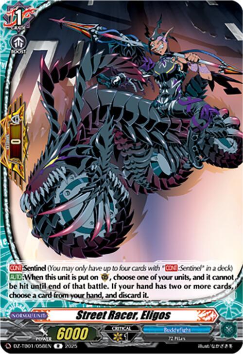 Street Racer, Eligos