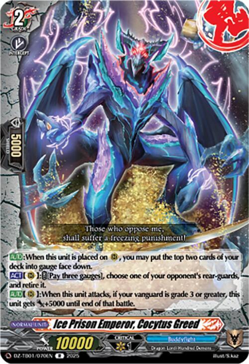 Ice Prison Emperor, Cocytus Greed