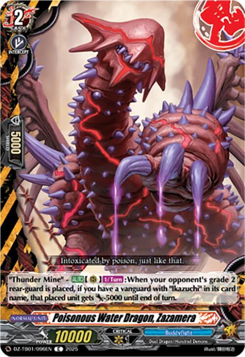 Poisonous Water Dragon, Zazamera - DZ-TB01: Future Card Buddyfight