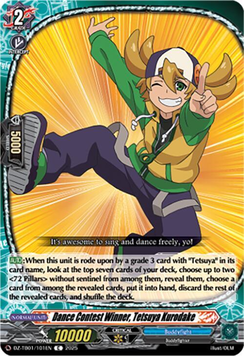 Dance Contest Winner, Tetsuya Kurodake - DZ-TB01: Future Card
