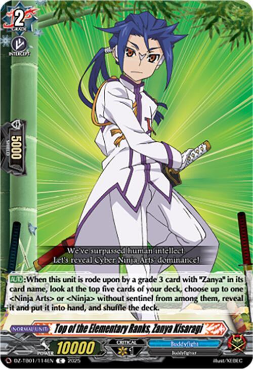 Top of the Elementary Ranks Zanya Kisaragi Price & Card Details