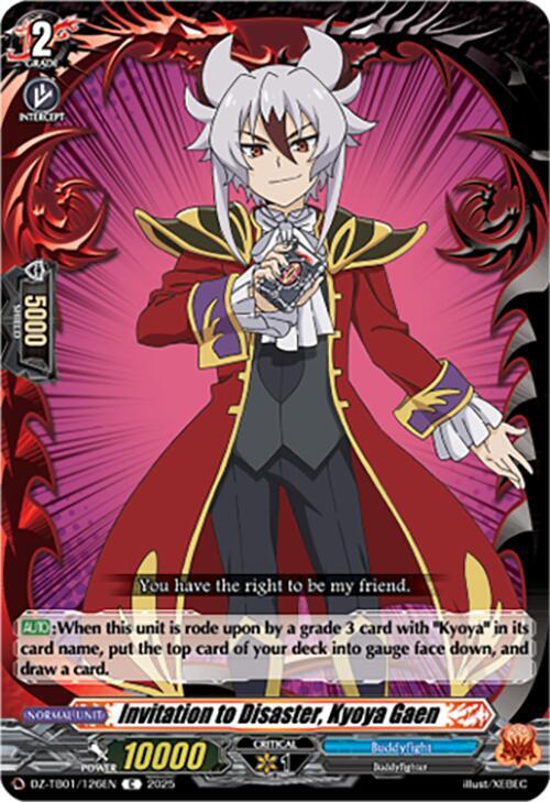 Invitation to Disaster, Kyoya Gaen - DZ-TB01: Future Card