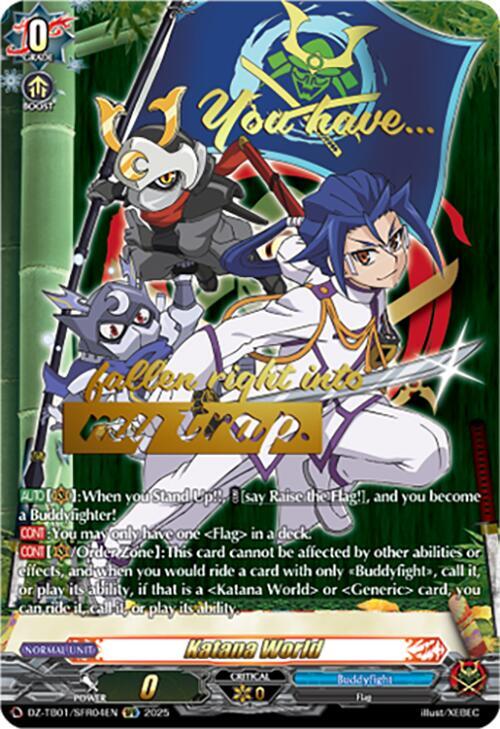 Katana World (SFR) - DZ-TB01: Future Card Buddyfight - Cardfight