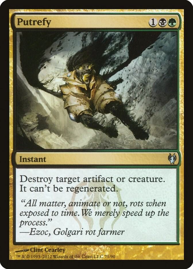 Putrefy 71 card