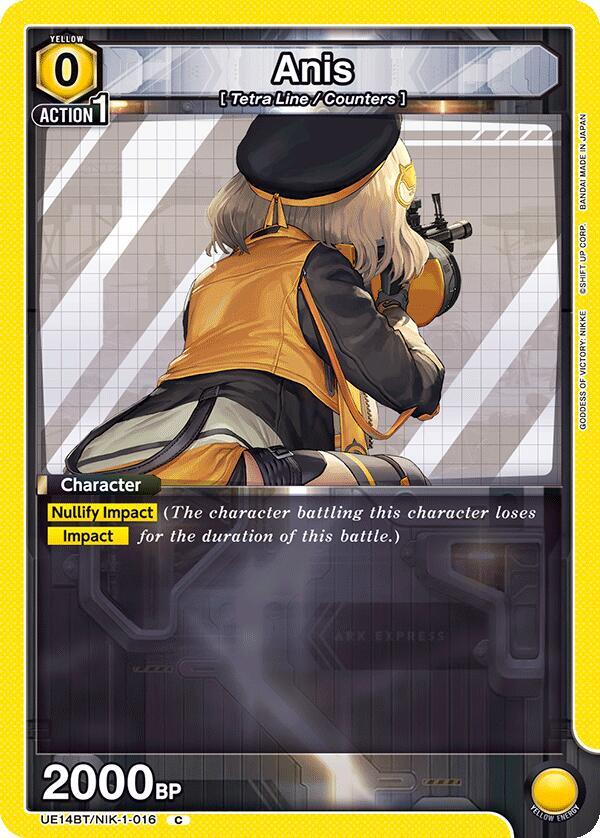 Anis (016) - UE14BT: GODDESS OF VICTORY: NIKKE - Union Arena