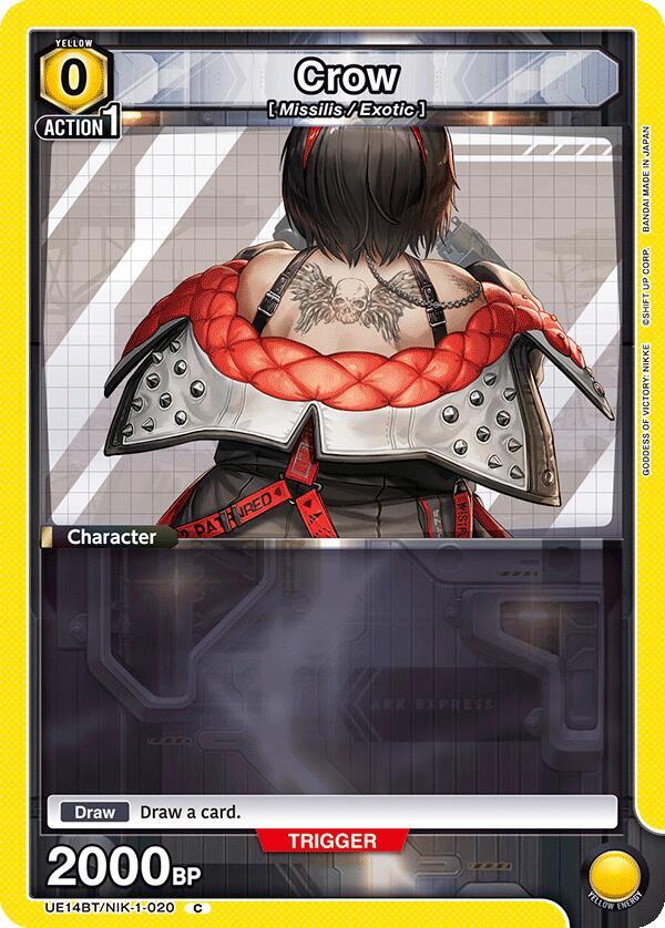 Crow (020) - UE14BT: GODDESS OF VICTORY: NIKKE - Union Arena
