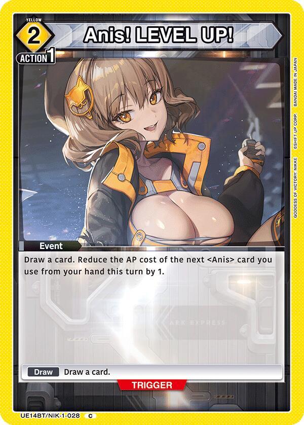 Anis! LEVEL UP! - UE14BT: GODDESS OF VICTORY: NIKKE - Union Arena