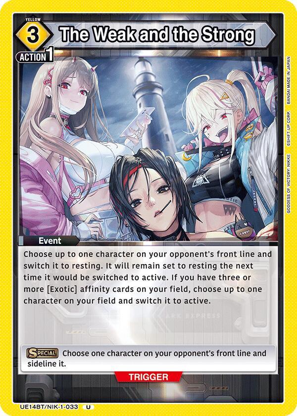The Weak and the Strong - UE14BT: GODDESS OF VICTORY: NIKKE