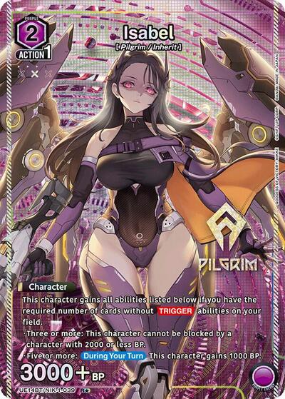 Isabel (039) (R*) UE14BT: GODDESS OF VICTORY: NIKKE Rare 1-Star Union Arena card — value and price