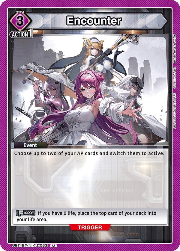 Encounter (063) - UE14BT: GODDESS OF VICTORY: NIKKE - Union Arena