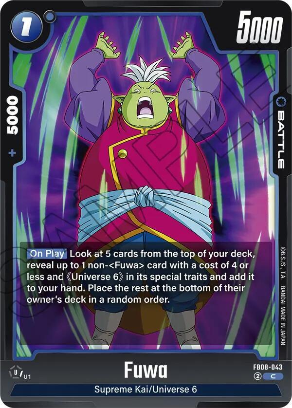 Fuwa - Saiyan's Pride - Dragon Ball Super: Fusion World