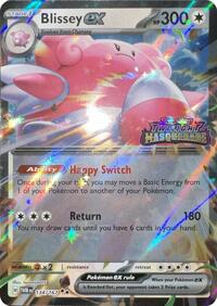 Blissey ex (Twilight Masquerade Stamped) #134/167 from Miscellaneous Cards & Products Pokemon card image