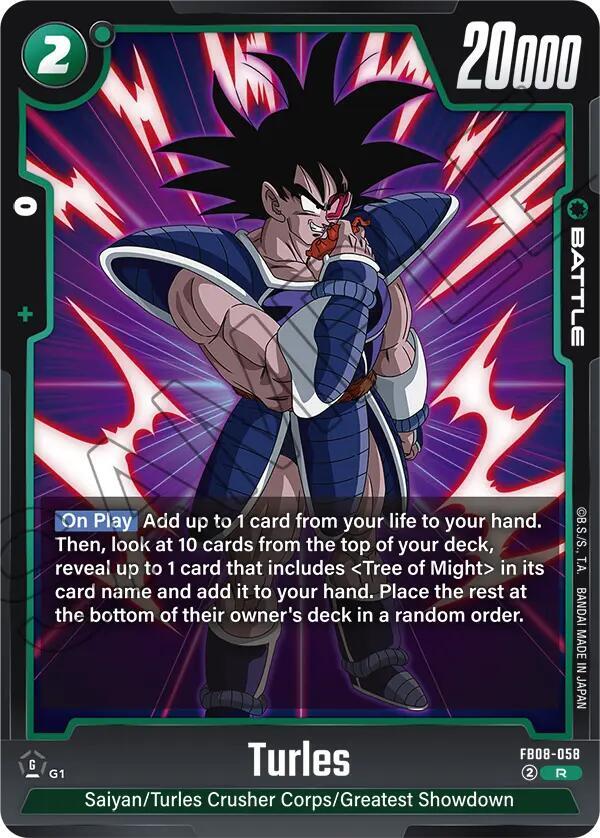 Turles - FB08-058 - Saiyan's Pride - Dragon Ball Super: Fusion