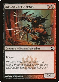 Rakdos Shred-Freak - Return to Ravnica - Magic: The Gathering card