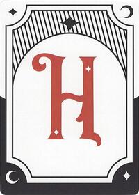Letter Card - H