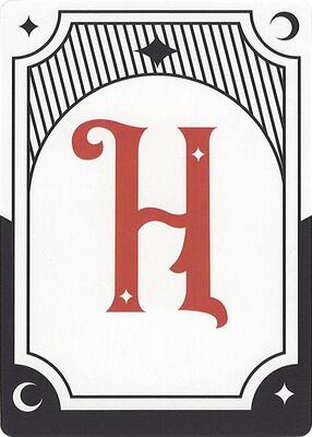 Letter Card - H