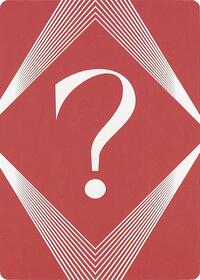 Question Mark Insert Card - Secret Lair Countdown Kit - Magic: The Gathering card