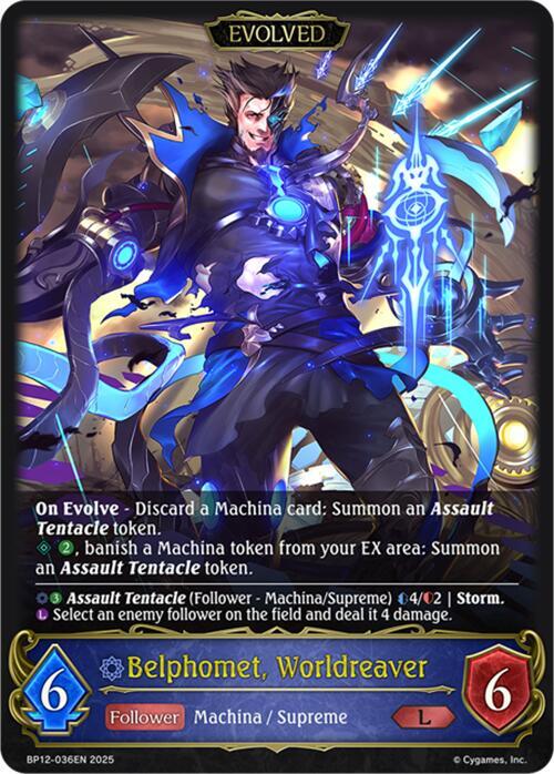 Belleforme ベルフォーマ Belphomet, Worldreaver (Evolved) - BP12: Worldreaver's Descent