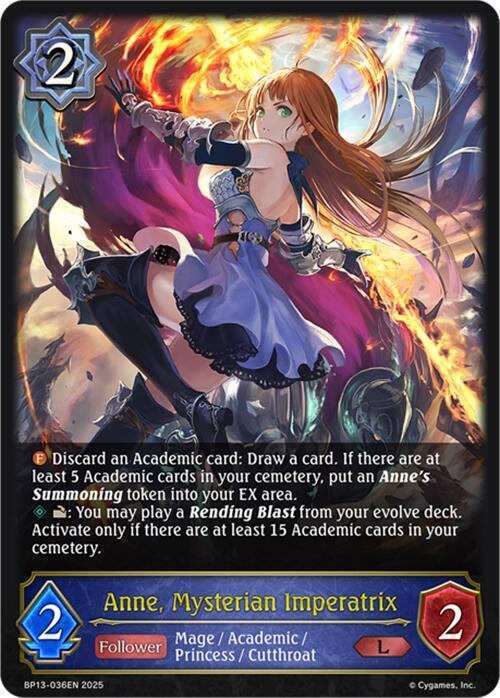 Anne, Mysterian Imperatrix - BP13: Dominion of Darkness
