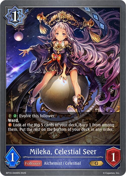 Mileka, Celestial Seer - BP13: Dominion of Darkness - Shadowverse