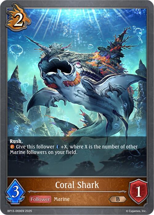 Coral Shark - BP13: Dominion of Darkness - Shadowverse: Evolve