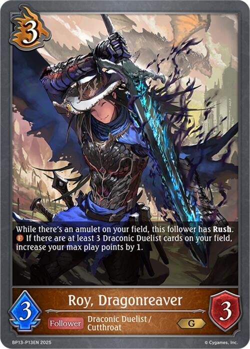 Roy, Dragonreaver - P13 (Foil) - BP13: Dominion of Darkness