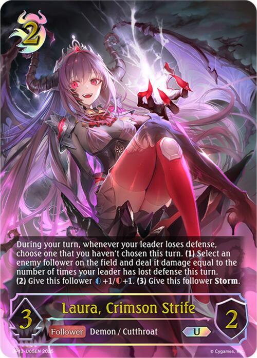 Laura, Crimson Strife (U) - BP13: Dominion of Darkness