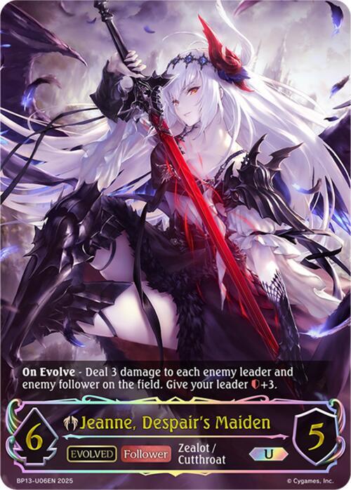 Jeanne, Despair's Maiden (Evolved) (U) - BP13: Dominion of