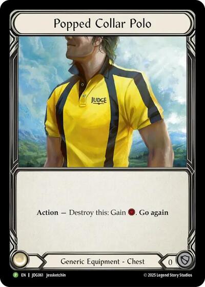 Popped Collar Polo - JDG061 Flesh and Blood: Promo Cards card price