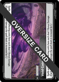 Void Gate (Oversized) - Origins: Proving Grounds - Riftbound card