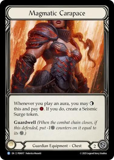 Magmatic Carapace - Compendium of Rathe - Flesh and Blood TCG