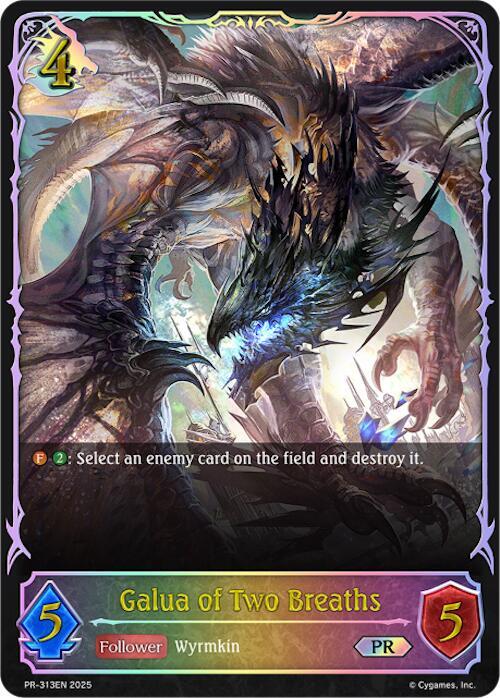 Galua of Two Breaths - PR-313 - Shadowverse: Evolve Promo Cards