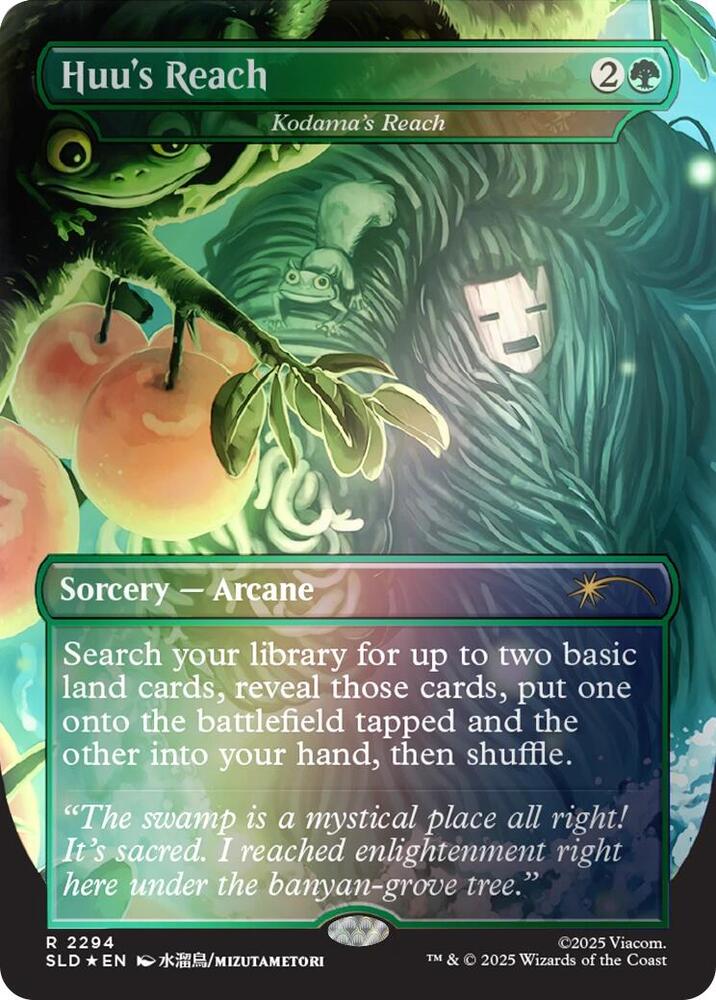 Huu's Reach - Kodama's Reach (Rainbow Foil) - Secret Lair Drop