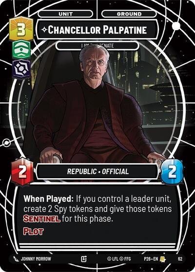 Chancellor Palpatine - I Am the Senate Sector and Regional Promos: Season 1 card price