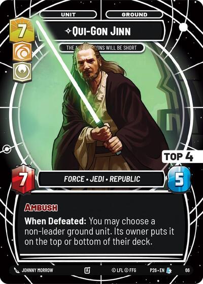 Qui Gon Jinn The Negotiations Will Be Short Top 4