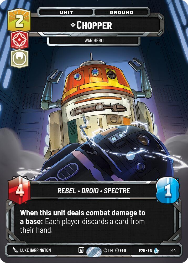Chopper 44 card