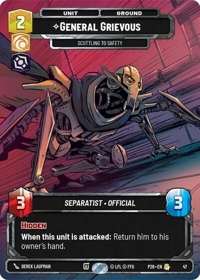 General Grievous - Scuttling to Safety (47) Sector and Regional Promos: Season 1 card price