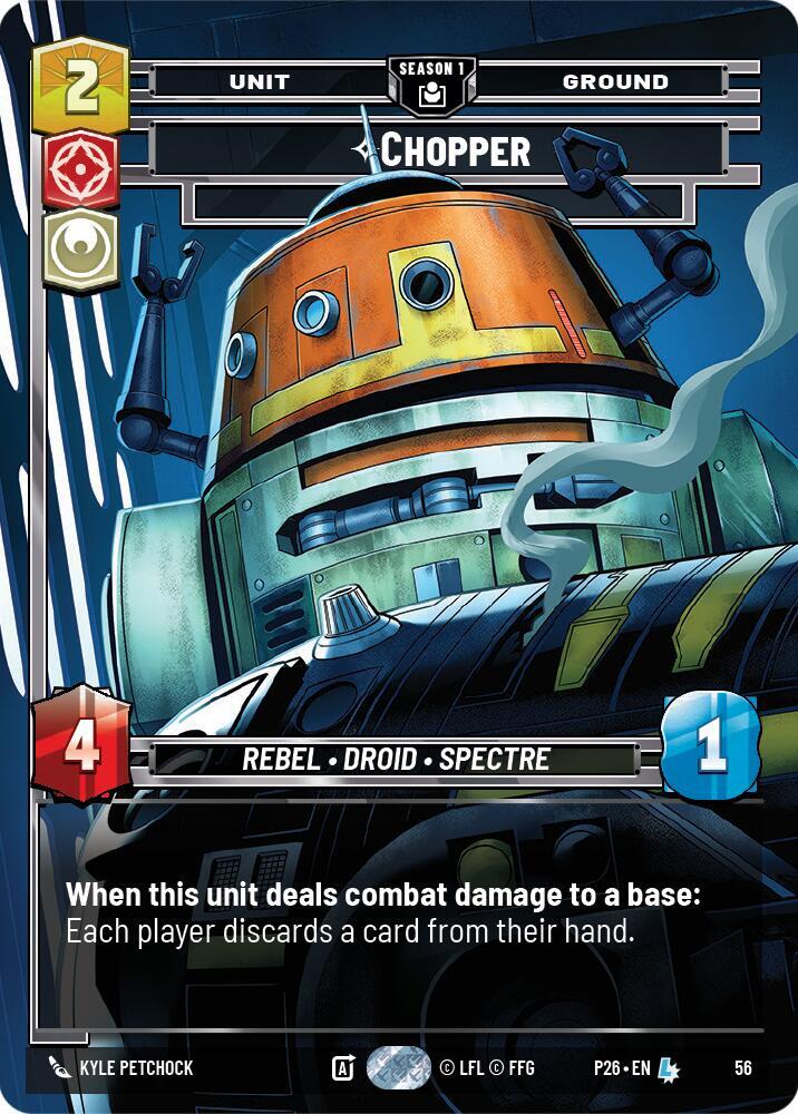 Chopper 56 card