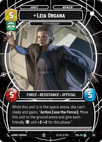 Leia Organa - Extraordinary Sector and Regional Promos: Season 1 card price