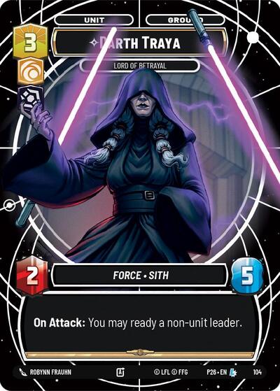 Darth Traya - Lord of Betrayal Sector and Regional Promos: Season 1 card price